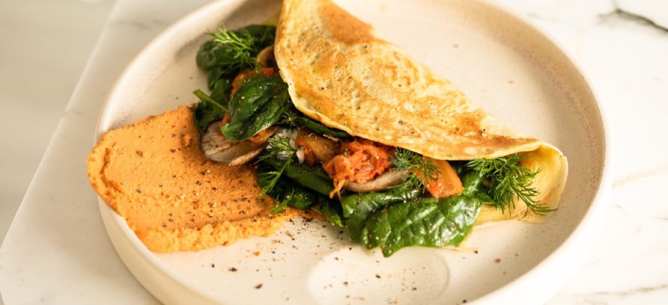 An omelette.
